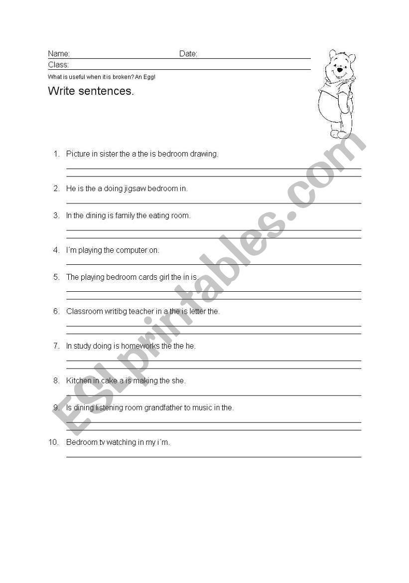 Present Cont. worksheet