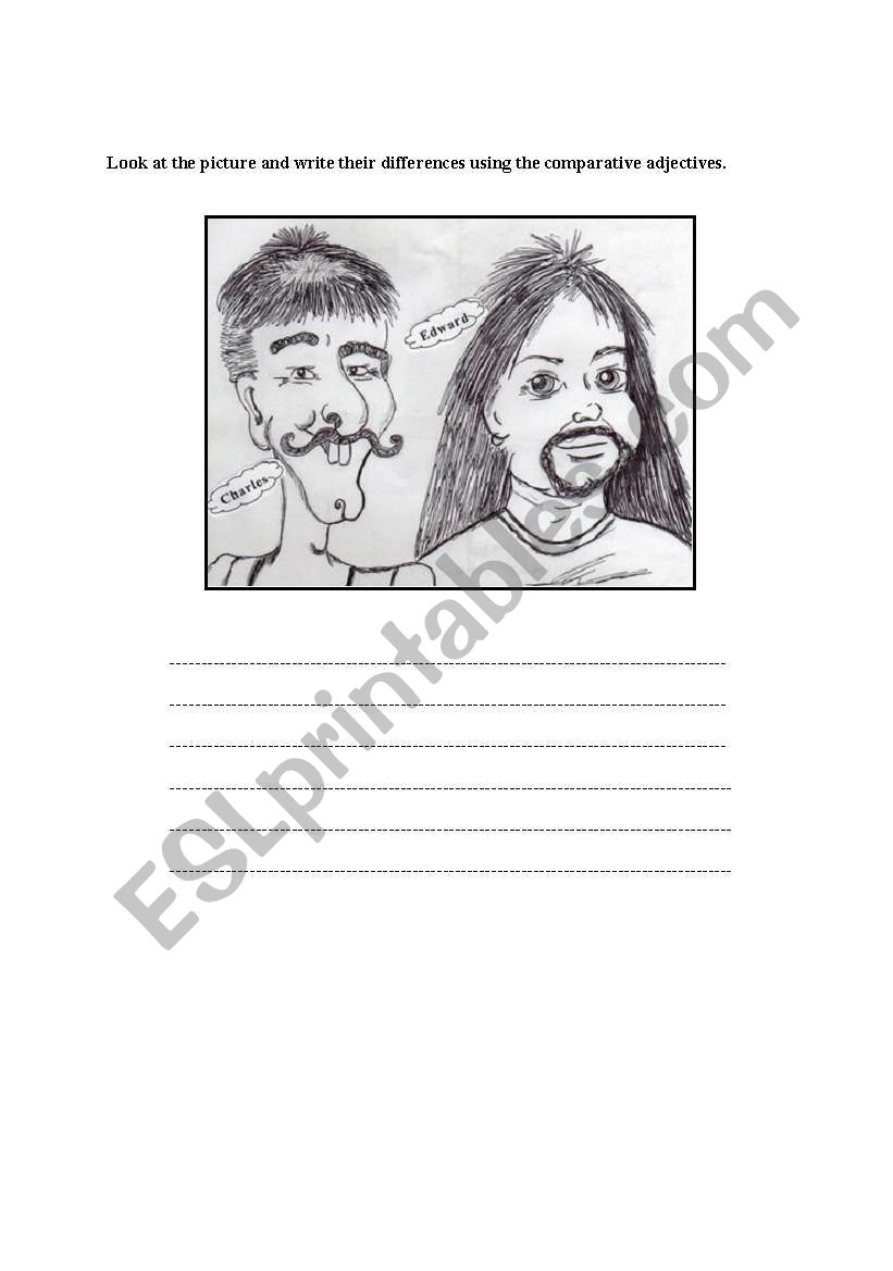 comparision worksheet