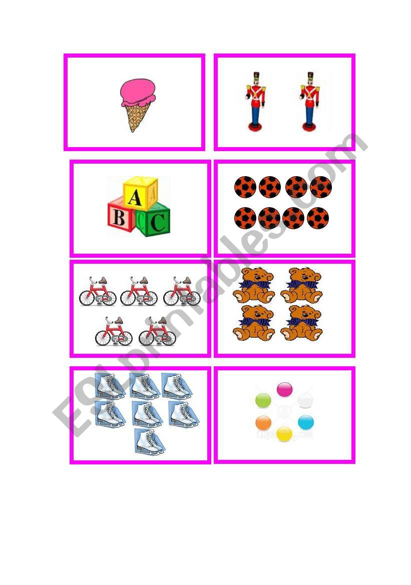 Toys and Candies I worksheet
