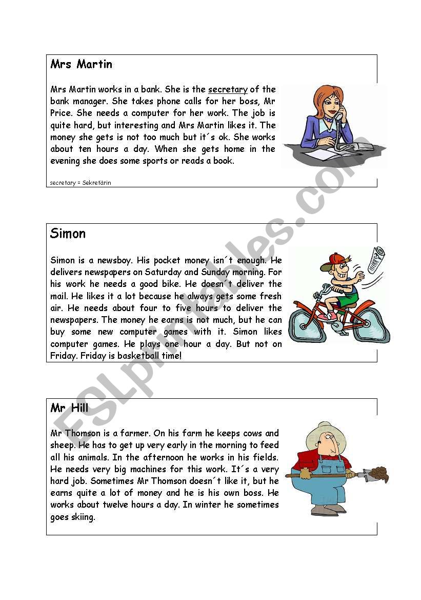 information gap activity text 3, 4 and 5