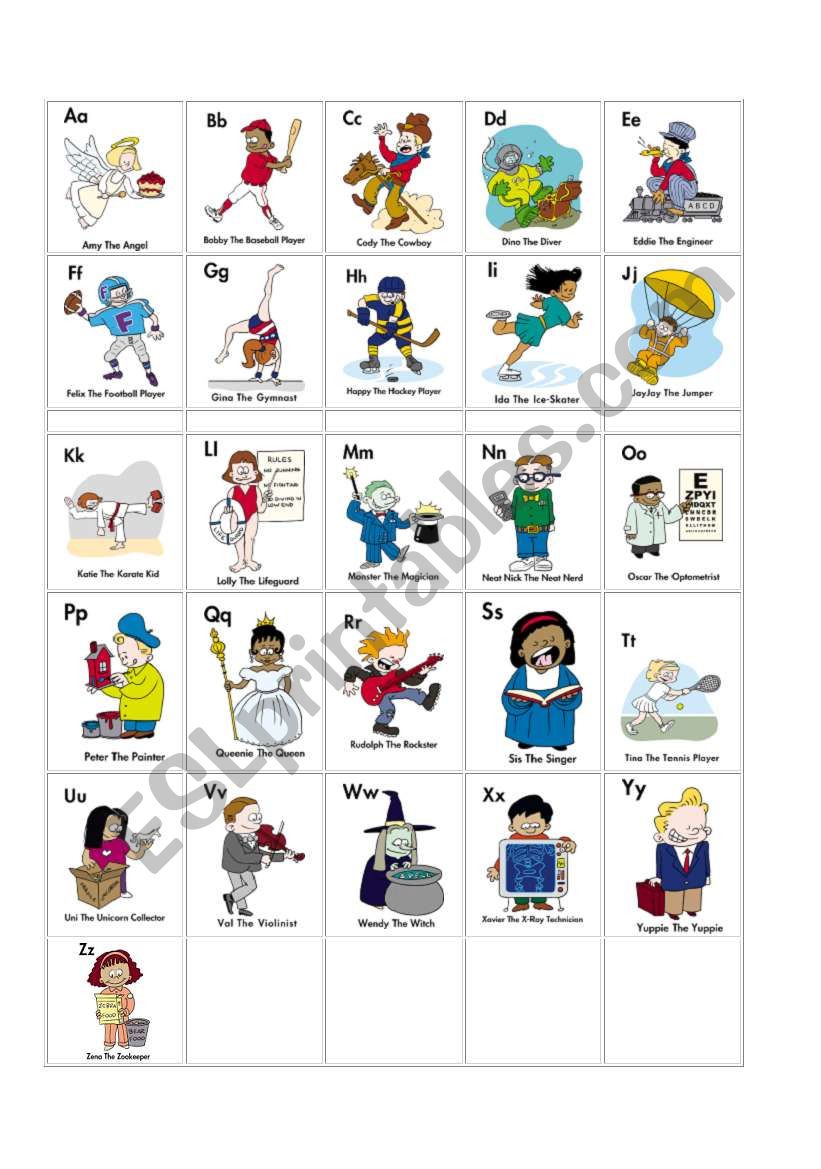 ALPHABET worksheet