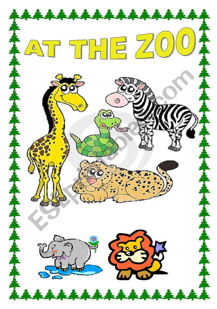 At the zoo!! worksheet