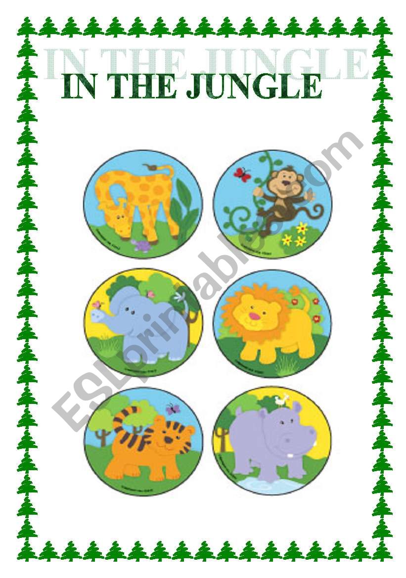 In the jungle worksheet