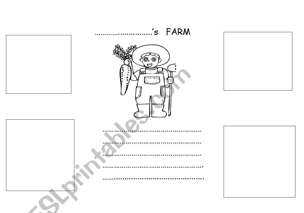 farm worksheet worksheet