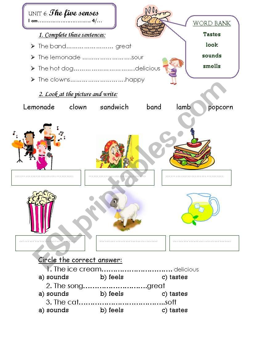 vocabulary worksheet