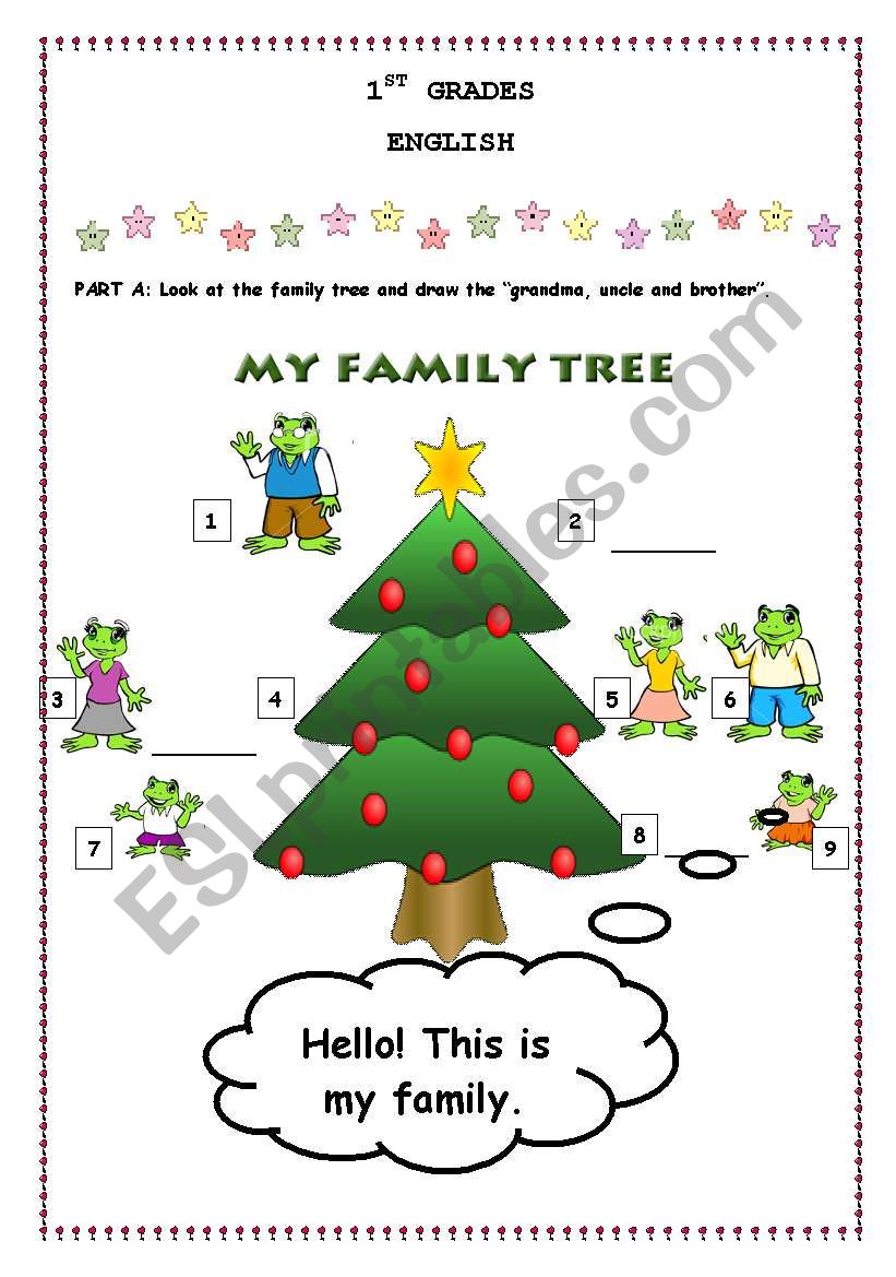 family worksheet