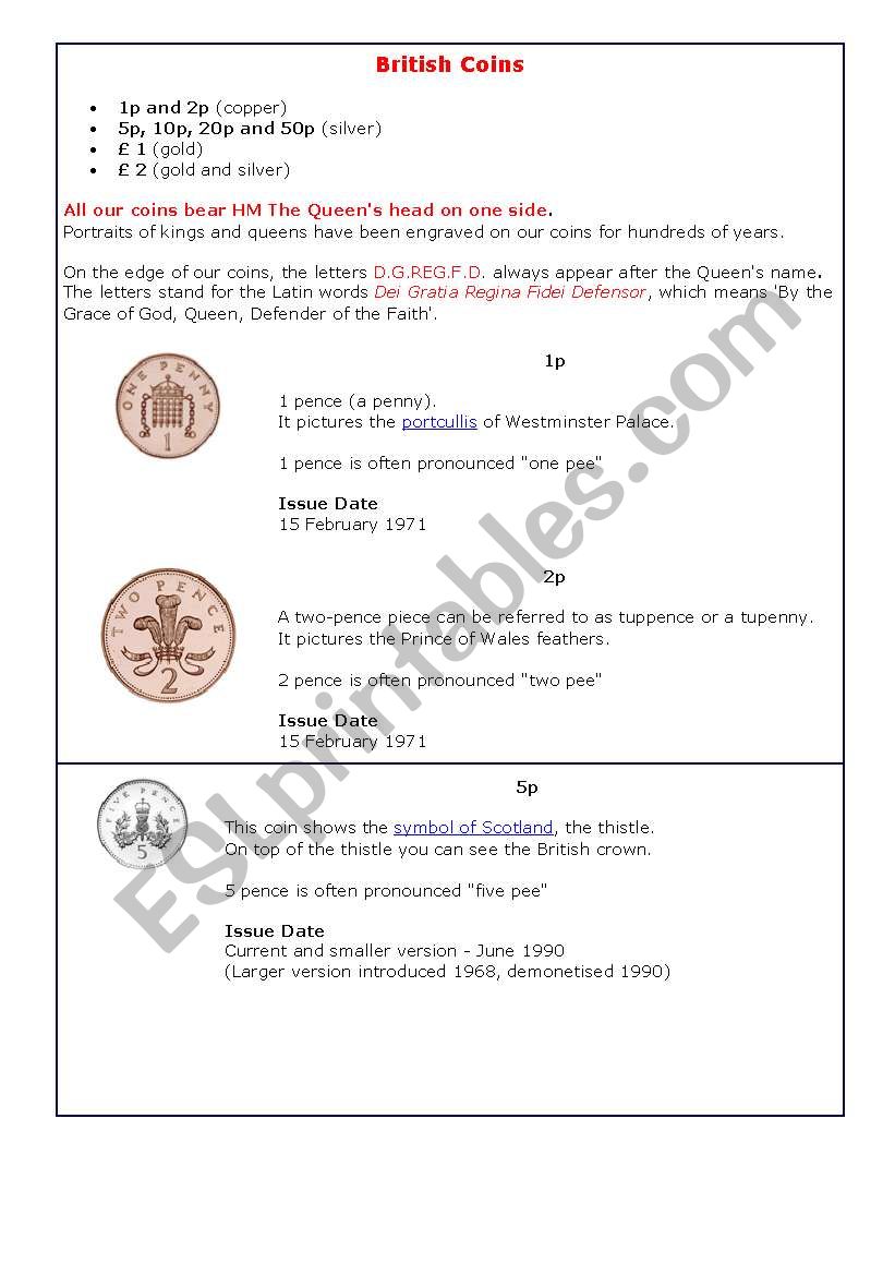 british coins worksheet