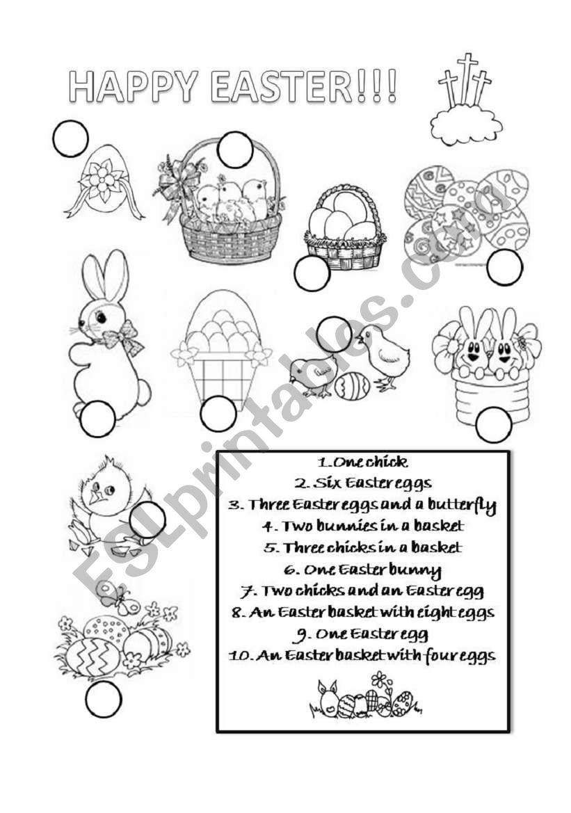 Happy Easter! worksheet