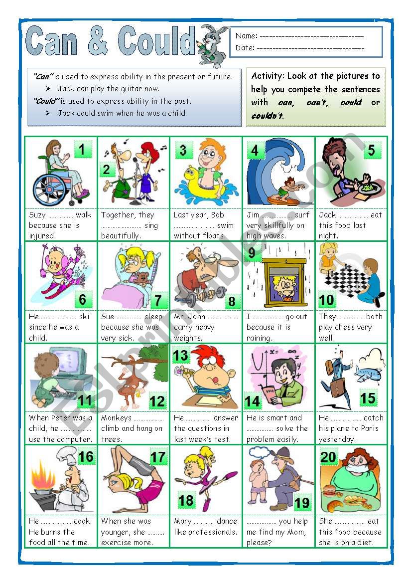 Can, CanÂ´t, Could, or CouldnÂ´t (2)