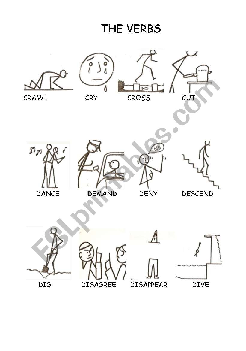 VERBS worksheet