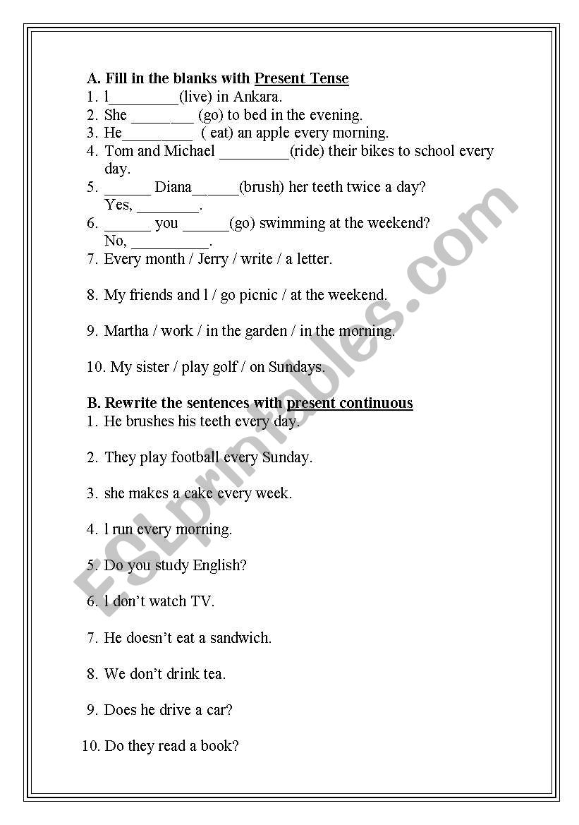 quiz worksheet