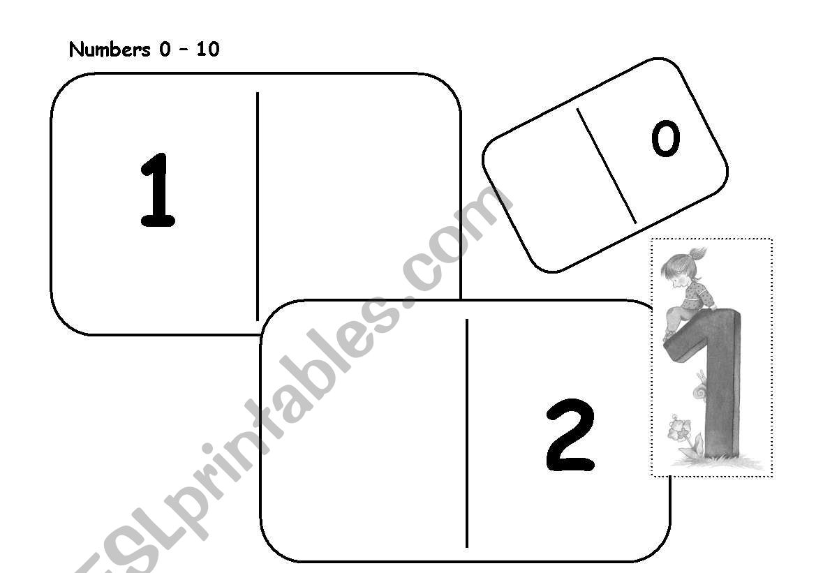 Numbers 0-10 worksheet