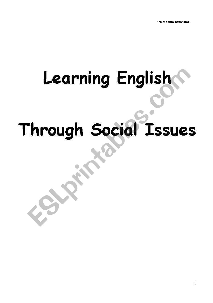 learning English through social issues 2