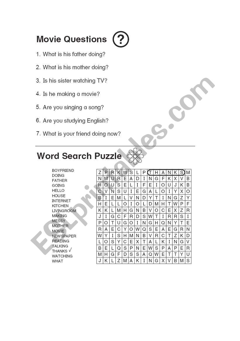 Present Continuous Tense with conversations 2