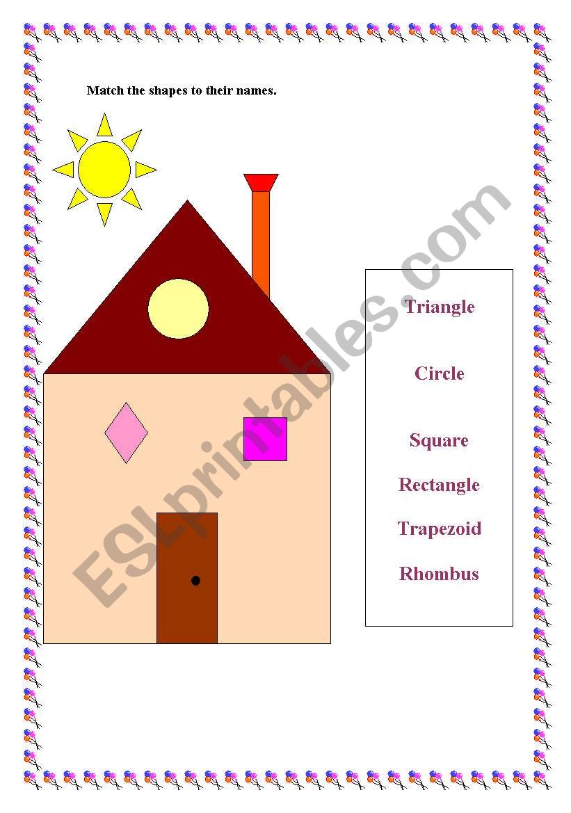 shapes worksheet