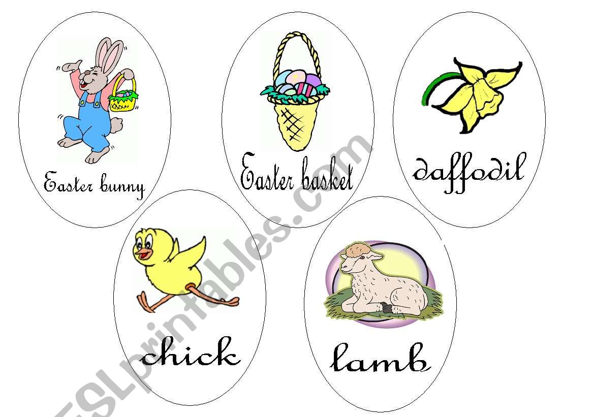 Easter eggs worksheet