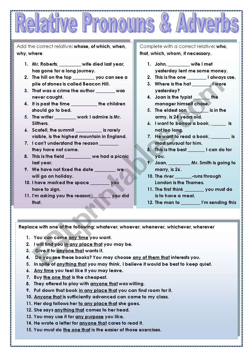 relative-pronouns-and-adverbs-esl-worksheet-by-hannale