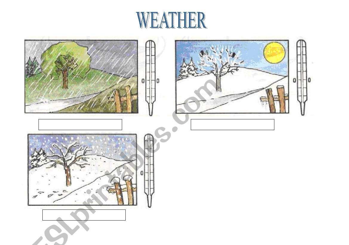 WEATHER part2 worksheet