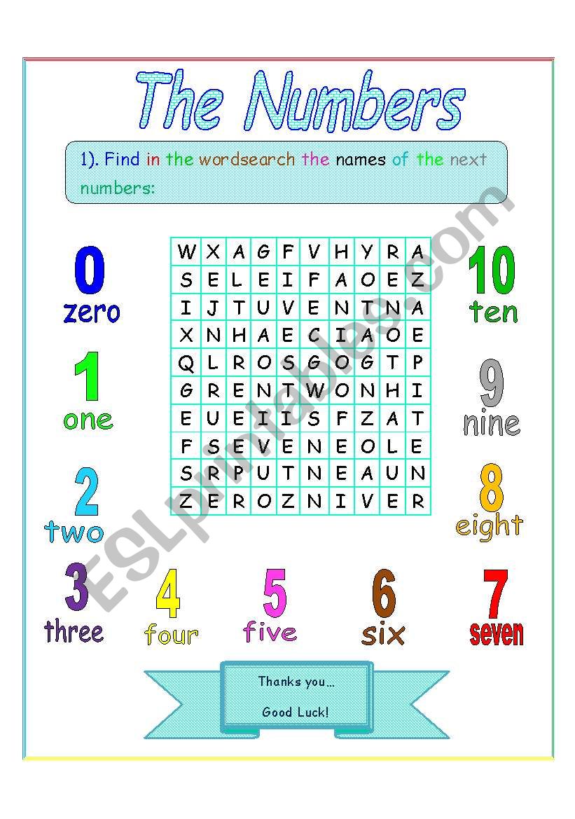 Printable Number Word Search Cool2bkids Free Printable Word Number Searches Download Print 
