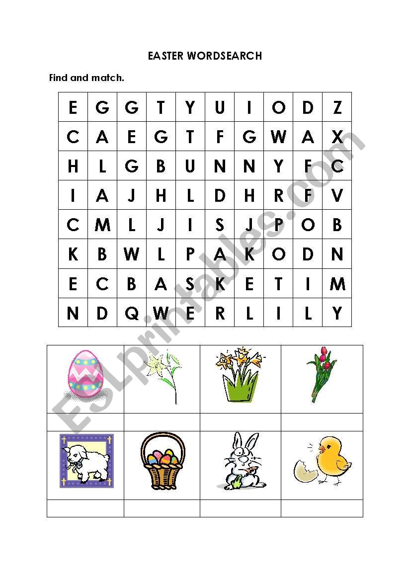 easter worksheet worksheet