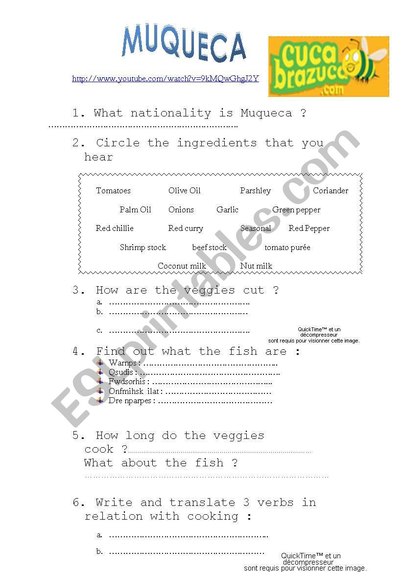 VIDEO LISTENING  worksheet