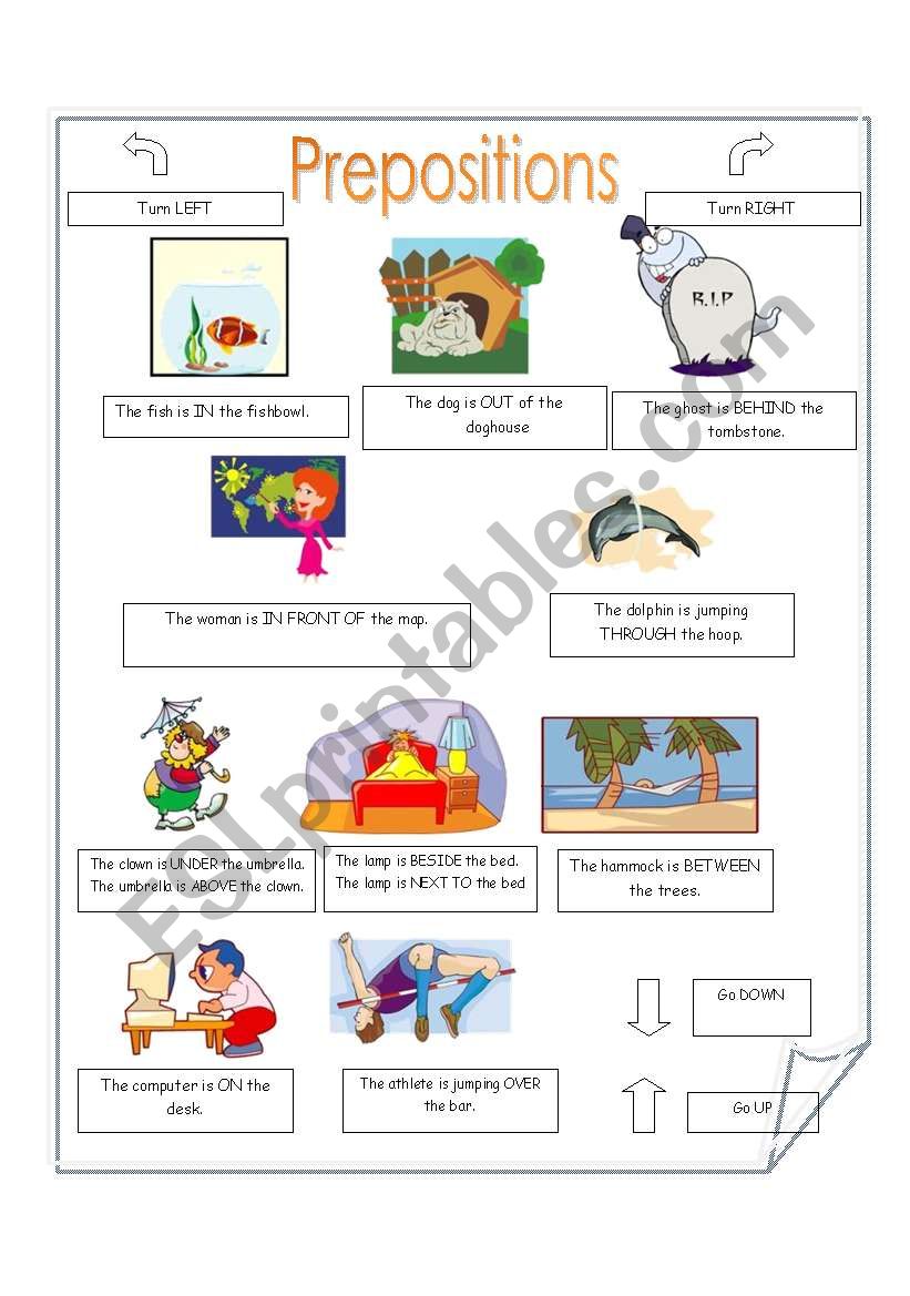 Prepositions - ESL worksheet by manonski (f)