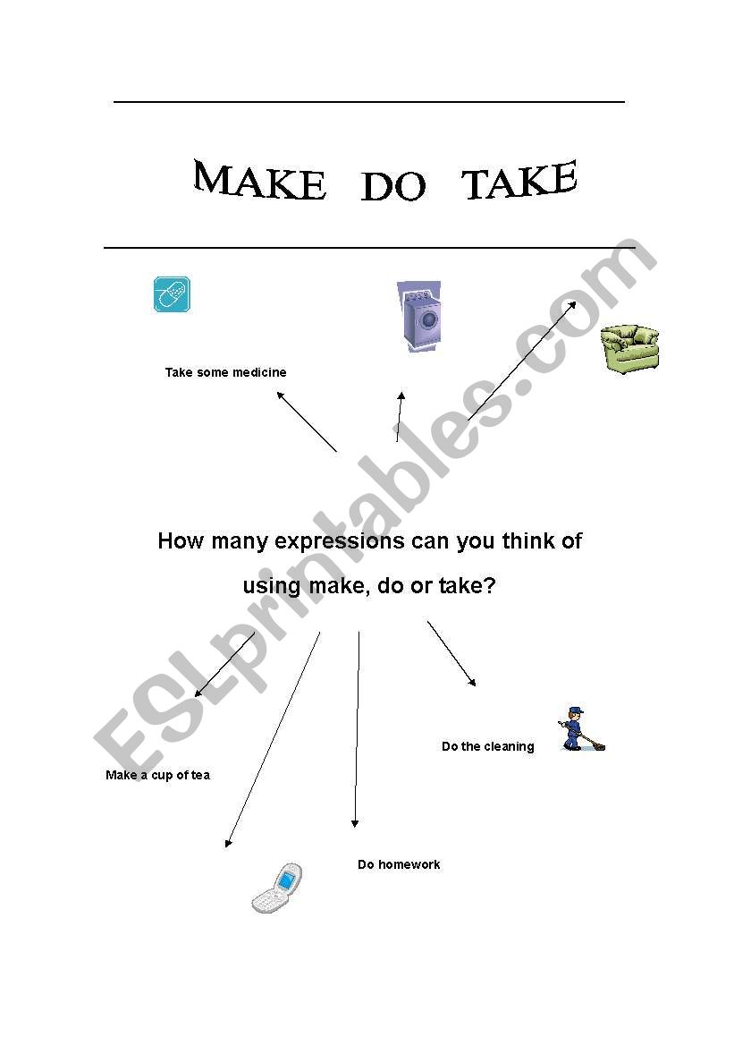 Make&do&take worksheet