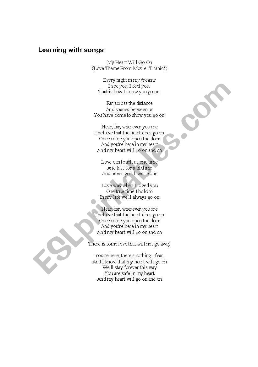 What is love? worksheet
