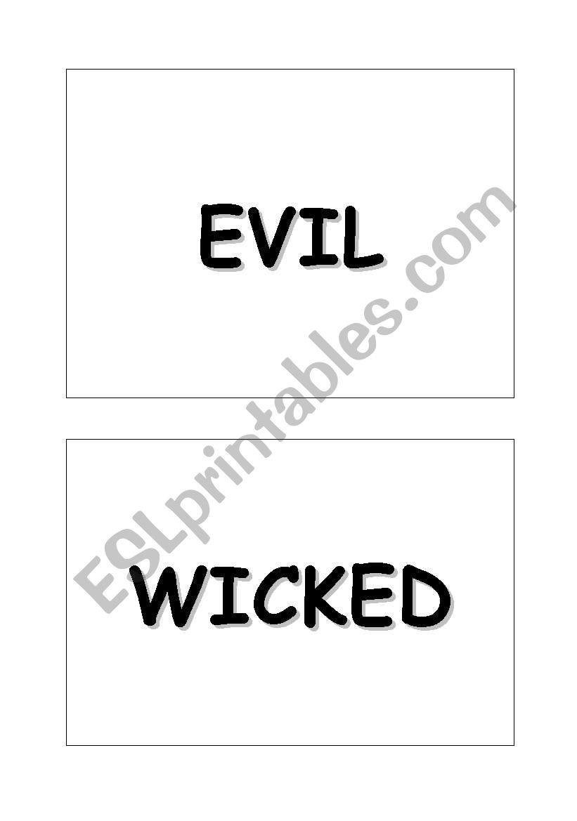 synonyms and antonyms worksheet