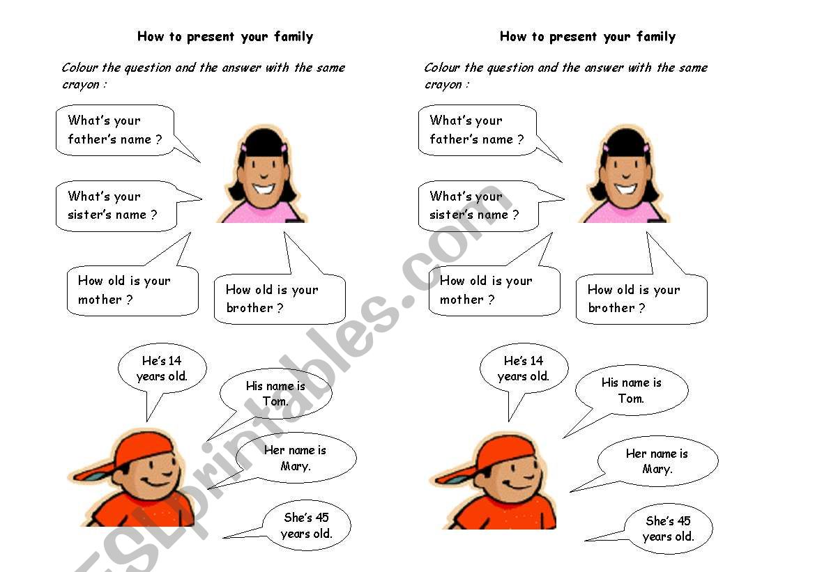 Question and answers about family