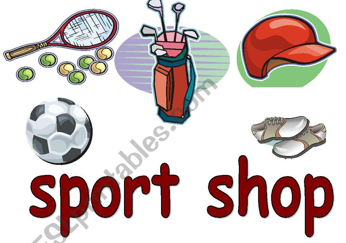 sport shop worksheet