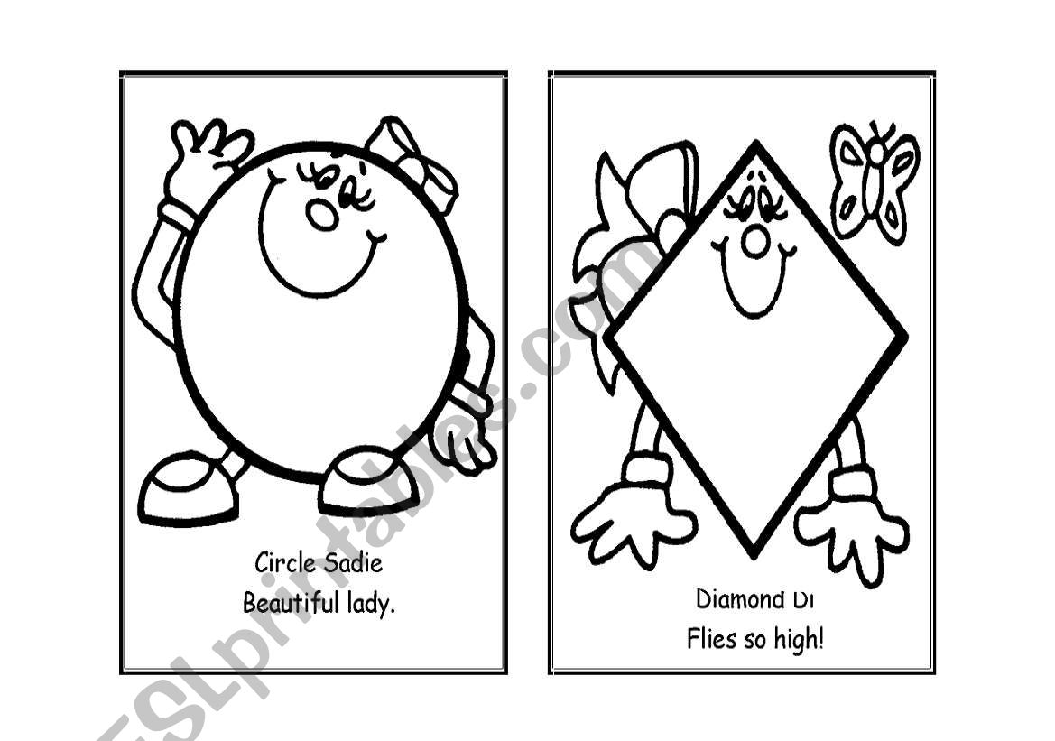 SHAPES Chanting Cards worksheet