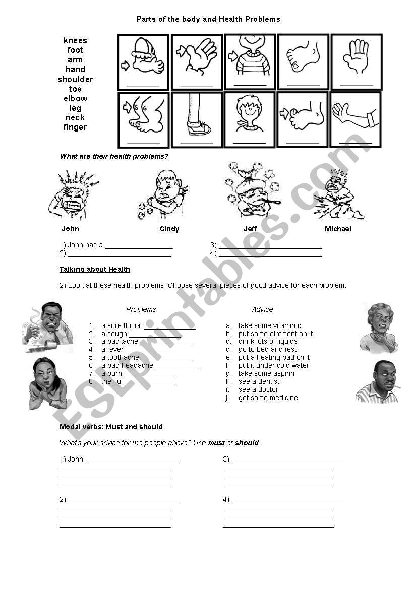 Parts of the Body and Health Problems