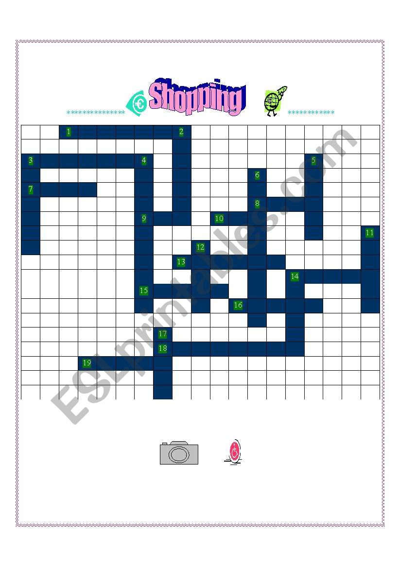 CROSSWORD  worksheet