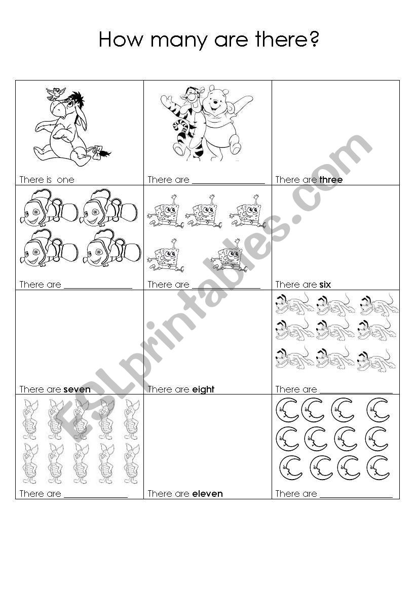 How many are there? worksheet