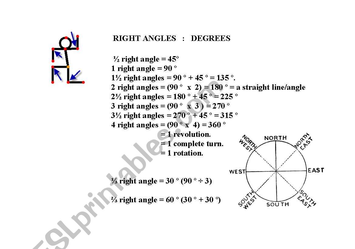 angles worksheet