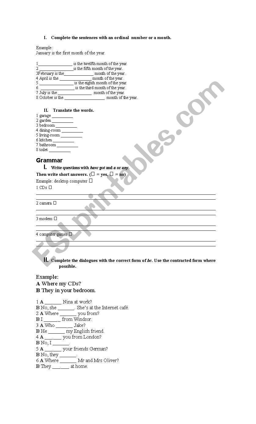 present simple  worksheet