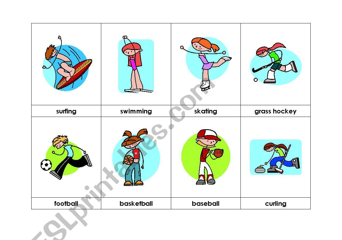 sport - picture dictionary 3 worksheet