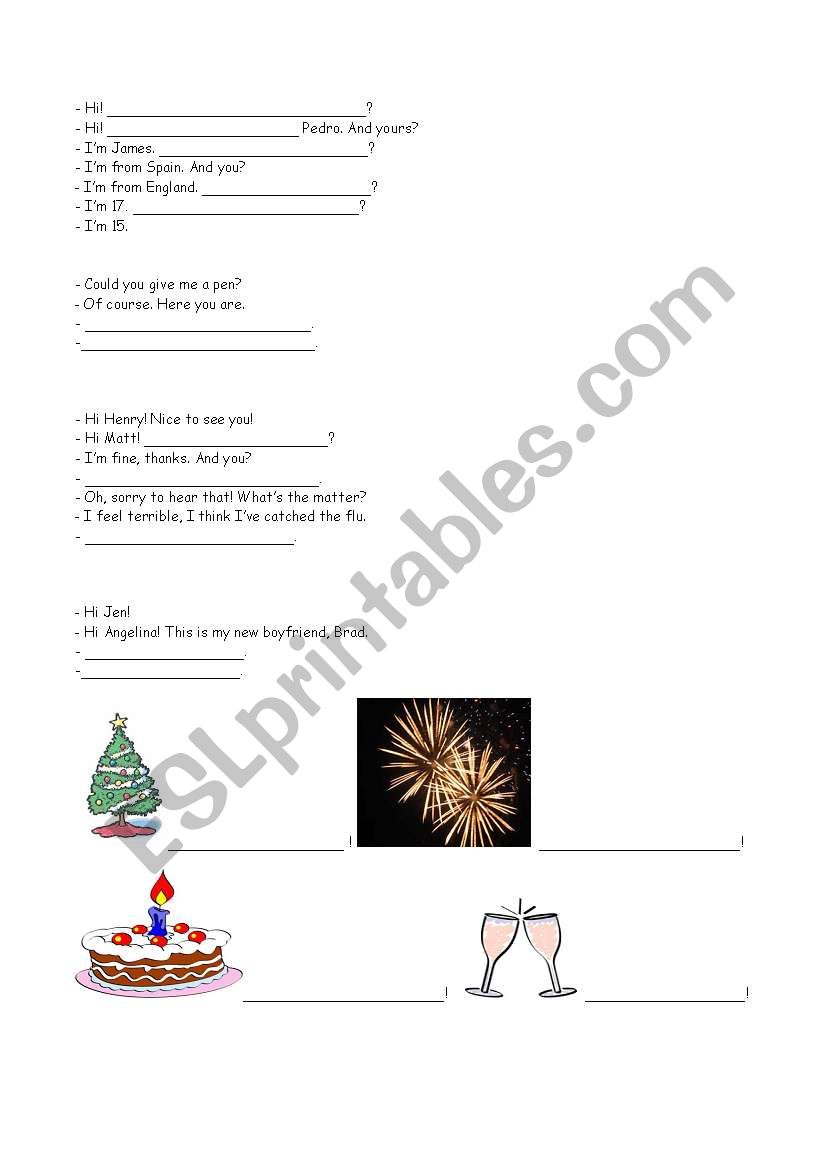 Basic expressions worksheet worksheet