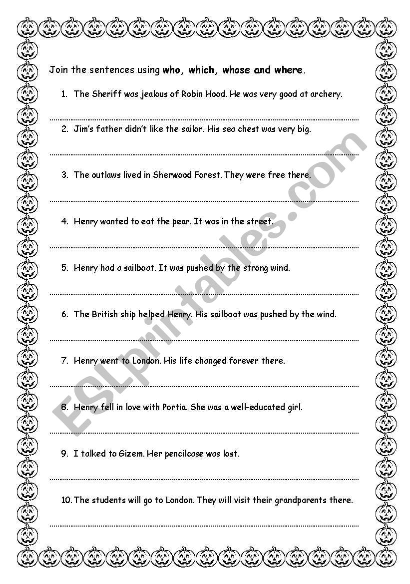 Relative Clauses and If conditionals type 2