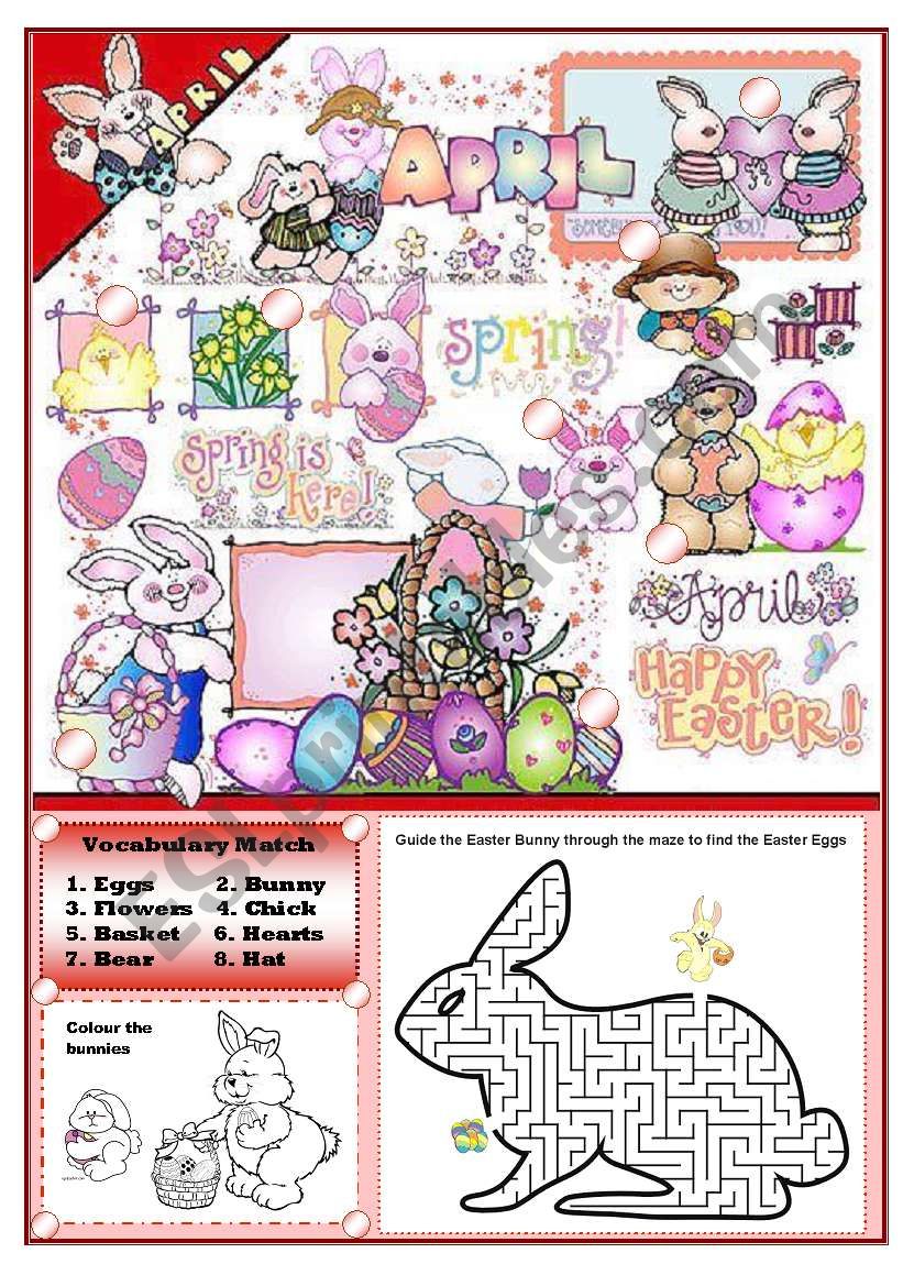 EASTER FUN ACTIVITY SET (elementary)