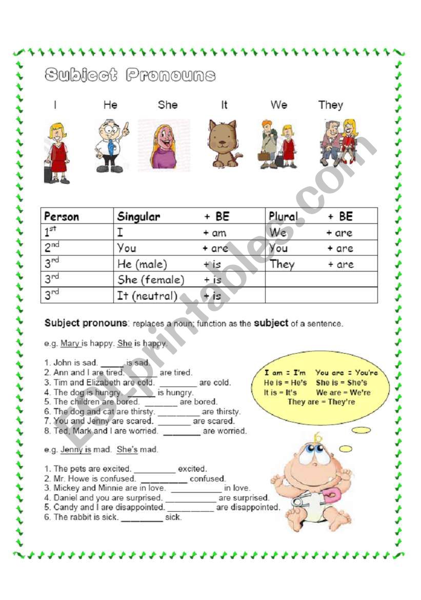 very-basic-personal-subject-pronouns-esl-worksheet-db-excel-3c5