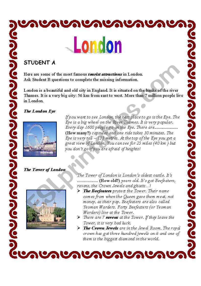 London - Communicative Activities 