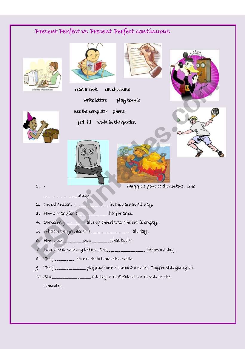 Present Perfect Tense vs Present Perfect Continous