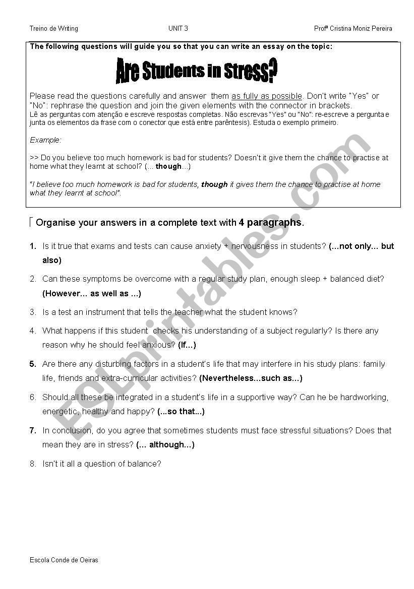 Guided Writing  worksheet