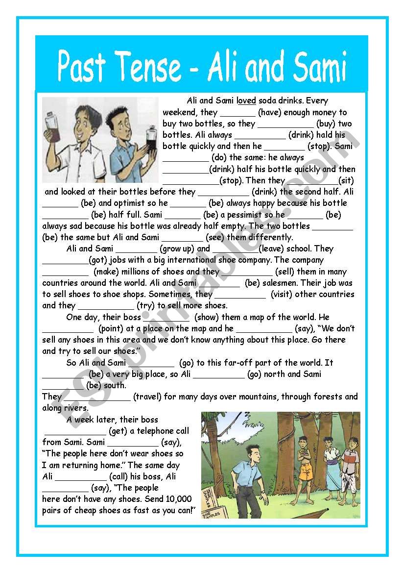 Simple Past Tense Practice (Hi Elementary to Pre Intermediate)