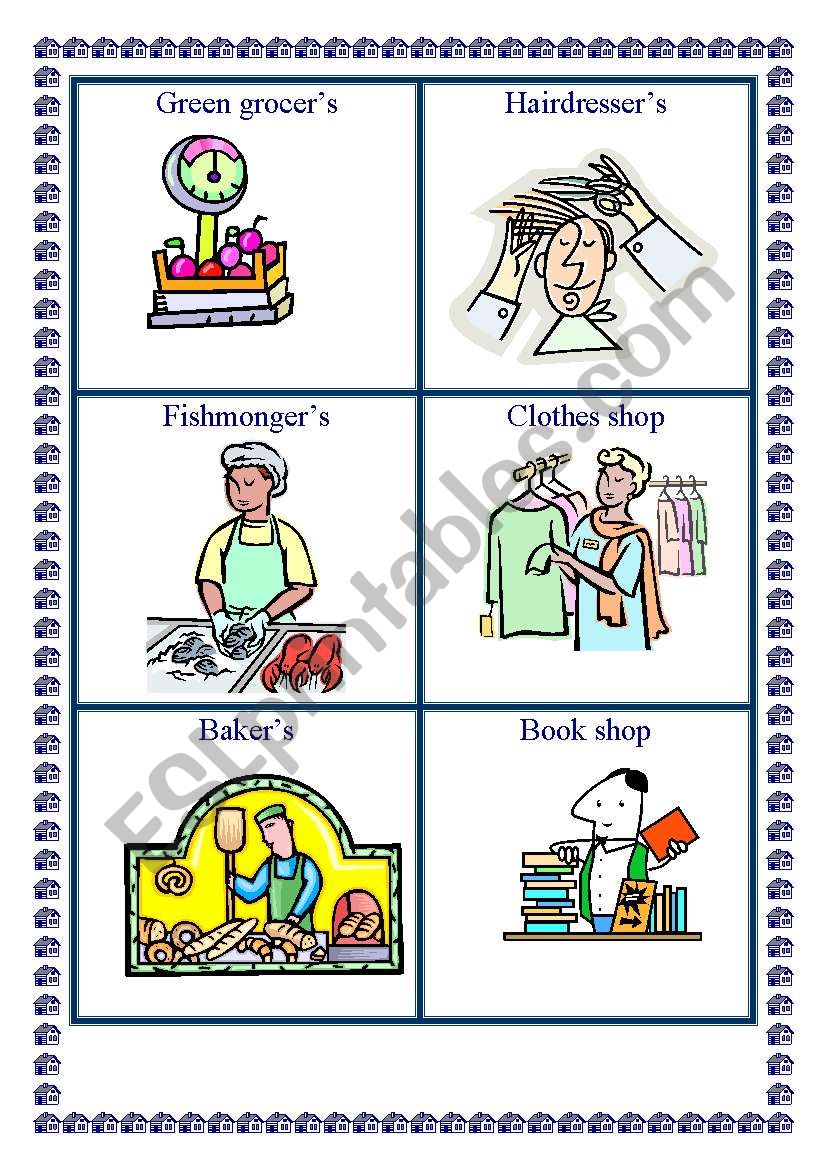 SHOPPING FLASHCARDS worksheet