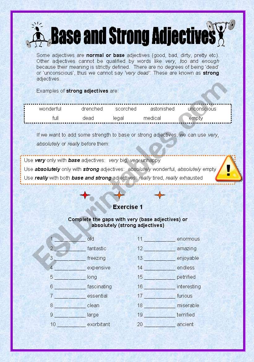base-and-strong-adjectives-2-pages-key-esl-worksheet-by-carinaluc