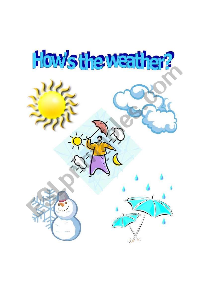Simple Weather Match worksheet