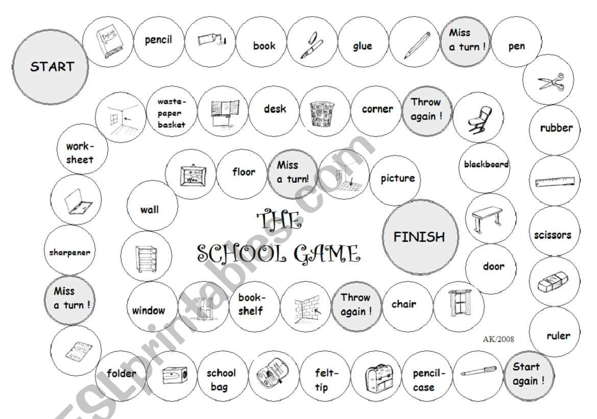 The School Game worksheet